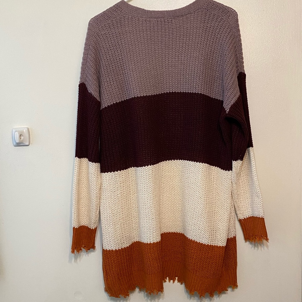 NWT Angel Kiss Oversized Woven Long Cozy Sweater - Picture 2 of 8